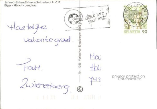 Alphorn Alphornbläser Eiger-Mönch-Jungfrau – Bild 2