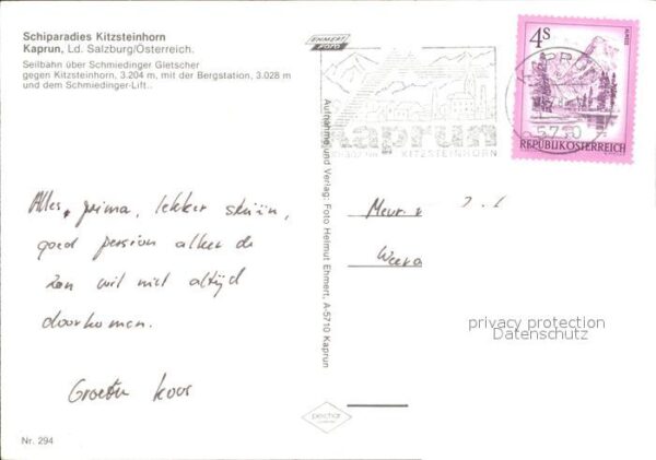 Seilbahn Kaprun Kitzsteinhorn Schmiedinger Glets – Bild 2