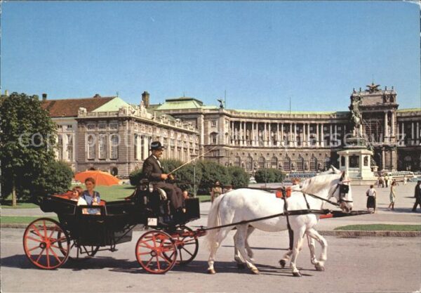 Pferdekutschen Wien I. Hofburg