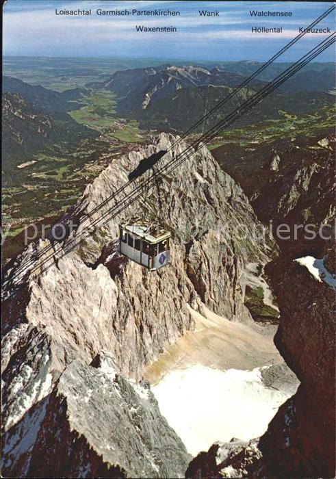 Seilbahn Zugspitze Waxenstein Höllental Loisacht