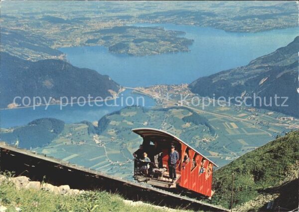 Zahnradbahn Stanserhornbahn Vierwaldstättersee Luze
