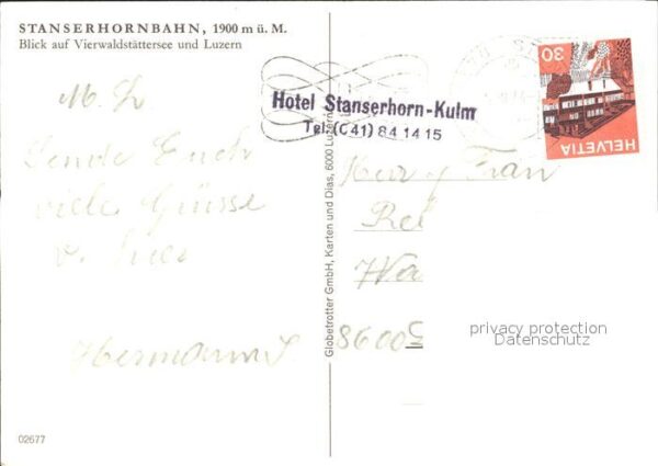 Zahnradbahn Stanserhornbahn Vierwaldstättersee Luze – Bild 2