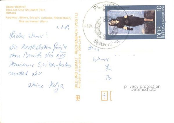 Strassenbahn Plauen Bahnhof Otto-Grotewohl-Platz Rat – Bild 2