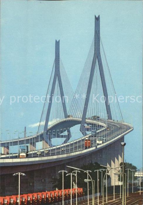 Bruecken Bauwerke Köhlbrandhochbrücke Hamburg