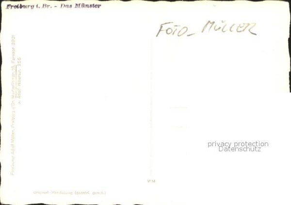 Foto Mueller Adolf Freiburg im Breisgau Münster – Bild 2