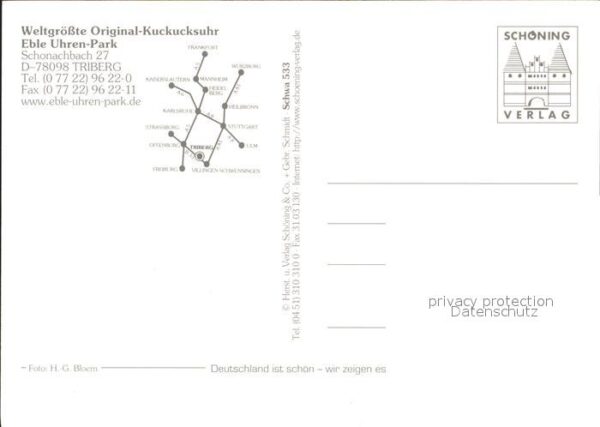 Uhren Weltgrösste Kuckucksuhr Triberg-Schonac – Bild 2