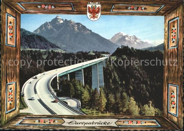 Autobahn Brenner Europabrücke Serles Habicht Stu