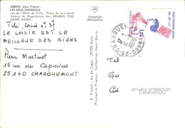 Wein Henri Maire Arbois Les Deux Tonneaux Ho – Bild 2