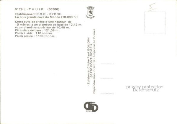 Wein Cuve de chene Thuir BYRRH – Bild 2