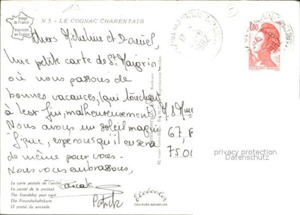 Alkohol Cognac Charentais – Bild 2