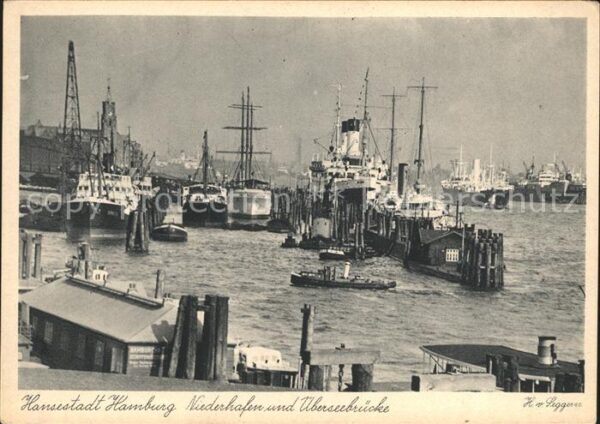 Dampfer Oceanliner Hamburg Niederhafen Überseebrücke