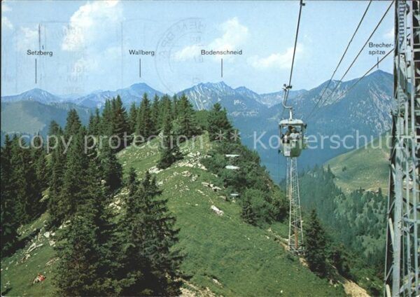Seilbahn Taubenstein Spitzingsee