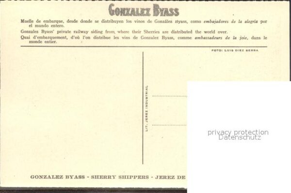 Alkohol Sherry Gonzalez Byass Muelle de embarqu – Bild 2