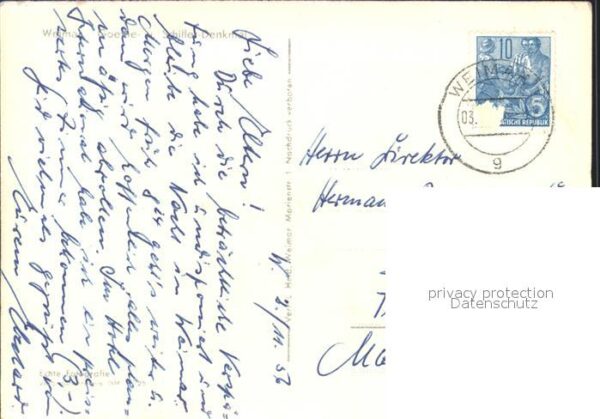 Denkmal Goethe-Schiller Weimar – Bild 2