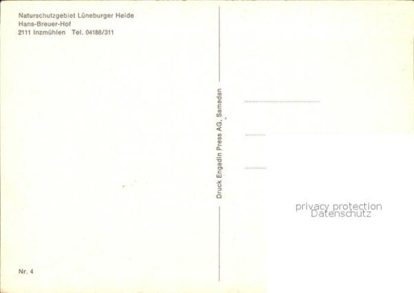 Inzmuehlen Naturschutzgebiet Lüneburger Heide Hans – Bild 2