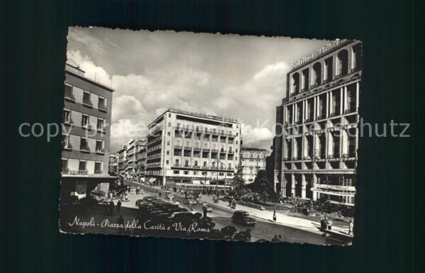 Napoli Neapel Piazza della Carita Via Roma