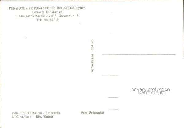 San Gimignano Ristorante La Terrazza – Bild 2