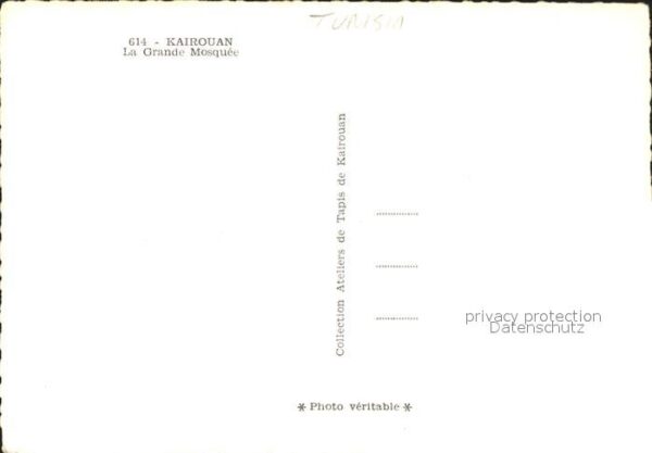 Kairouan Qairawan Grande Mosquee – Bild 2