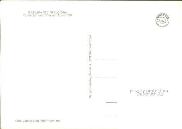 Steinfeld Kall Basilika Querschiff Chor Apsis – Bild 2