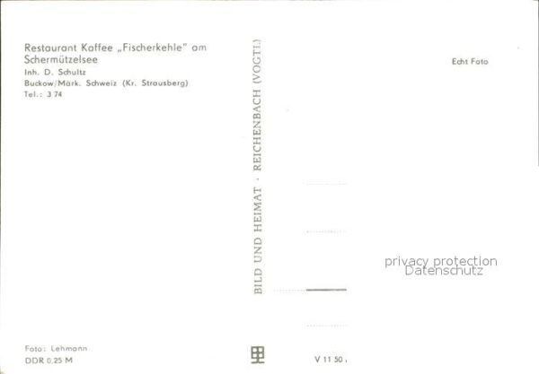 Buckow Maerkische Schweiz Restaurant Kaffee Fischerkehle am Scher – Bild 2