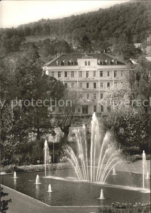 Bad Kissingen Hotel Bristol Rosengarten Springbrunnen