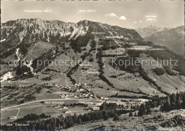 Oberjoch Kühgundspitze Iseler Hochvogel Bergstat