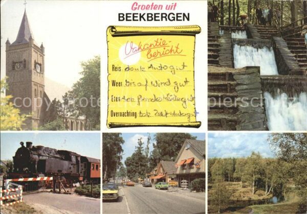 Beekbergen Kirche Eisenbahn Wasserfall