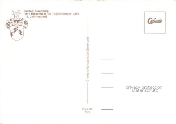 Riesenbeck Schloss Surenburg – Bild 2