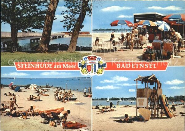 Steinhuder Meer Badeinsel Strand Cafe Brücke