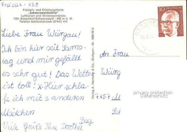 Besenfeld Erholungsheim Schwarzwaldmühle – Bild 2