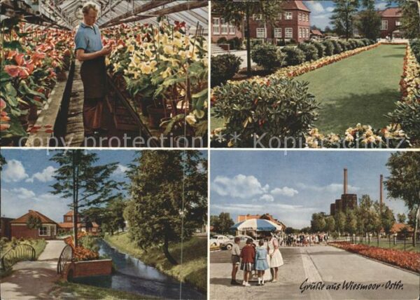 Wiesmoor Garten Brücke Strasse