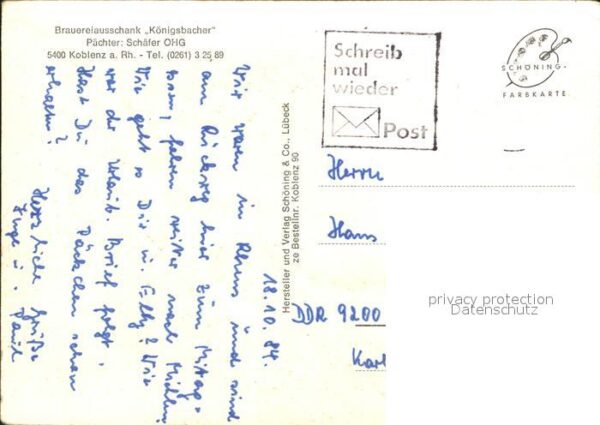 Koblenz Rhein Brauereiausschank Königsbacher – Bild 2