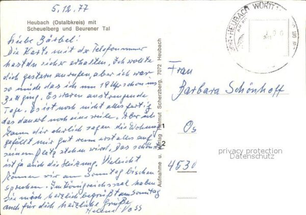Heubach Wuerttemberg Scheulberg Beurener Tal – Bild 2