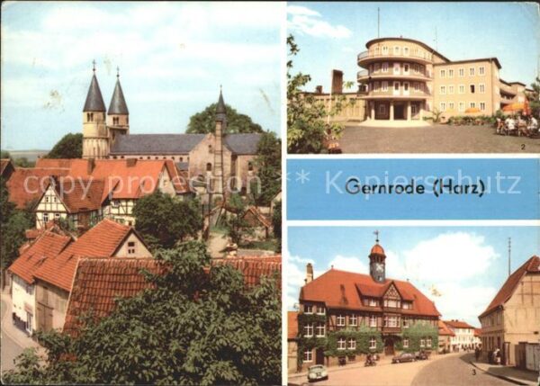 Gernrode Harz Spittelplatz FDGB Erholungsheim Fritz H