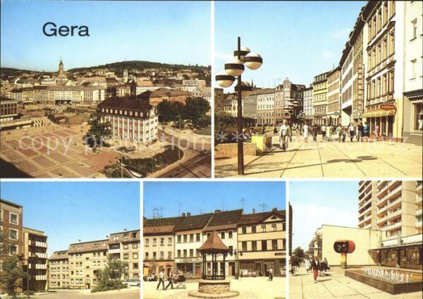 Gera Johannisstrasse Schuhgasse Zschochernst
