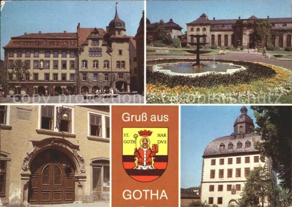 Gotha Thueringen Hauptmarkt Ratskeller Orangerie Haus Go
