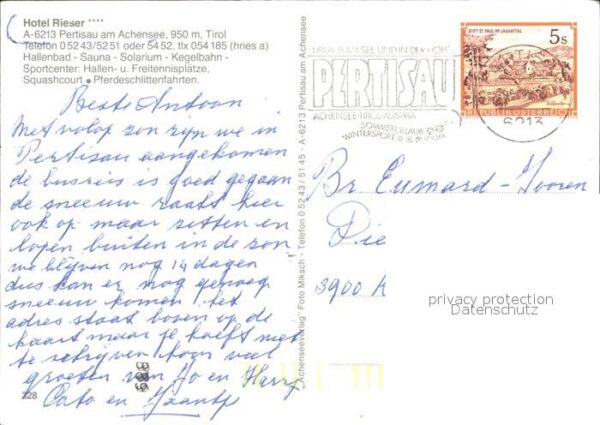 Pertisau Achensee Hotel Rieser Pferdeschlittenfahrt – Bild 2