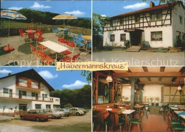 Erbach Odenwald Habermannskreuz Gaststätte Pension