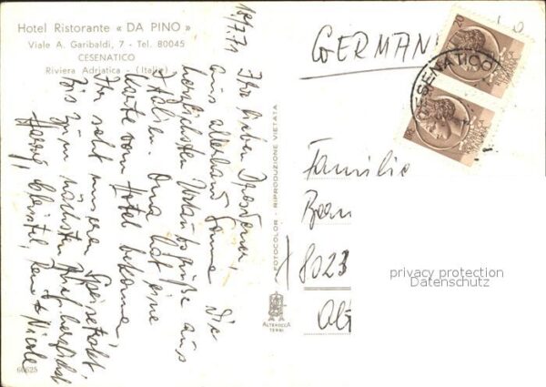 Cesenatico Hotel Ristorante Da Pino – Bild 2