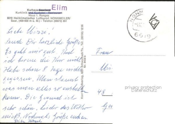 Nonnweiler Kurhaus Saarland – Bild 2