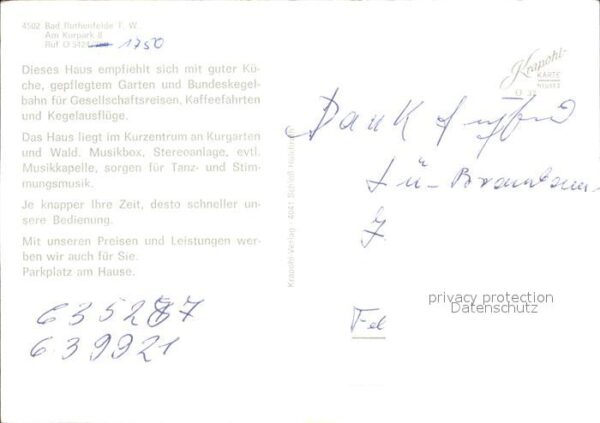 Bad Rothenfelde Westfälischer Hof Kur Dauerwohnheim – Bild 2