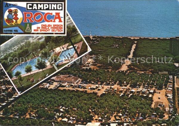 Blanes Camping Roca Fliegeraufnahme