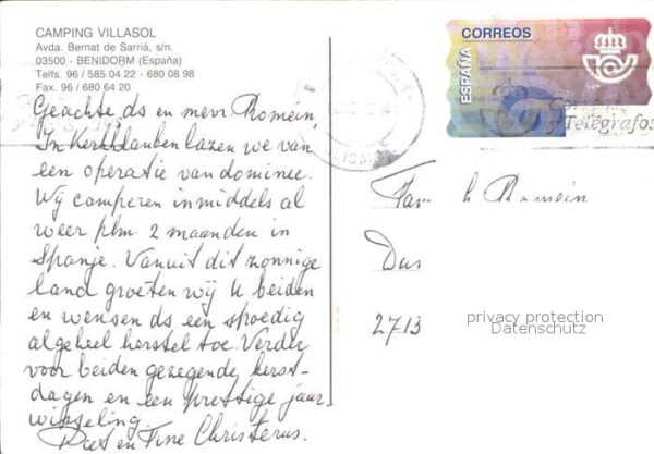 Benidorm Camping Villasol – Bild 2