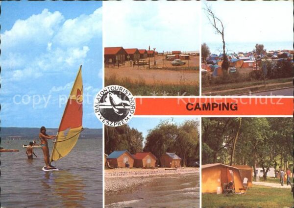 Veszprem Balatontourist Nord Camping Segelboot