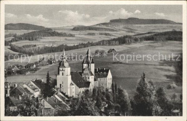 Schwarzenberg Erzgebirge mit Scheibenberg