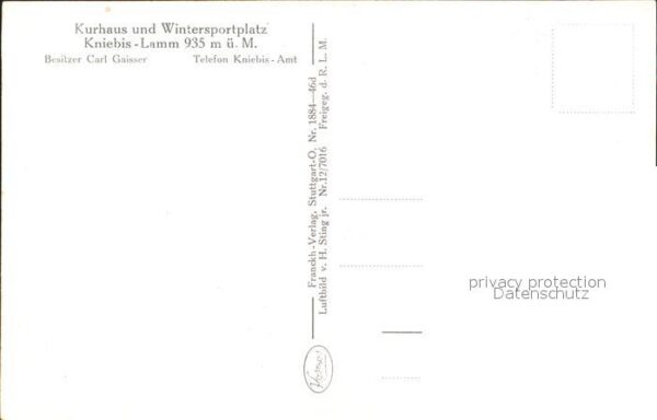 Lamm Kniebis Kurhaus Fliegeraufnahme – Bild 2