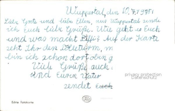 Barmen Wuppertal Park mit Tölleturm – Bild 2
