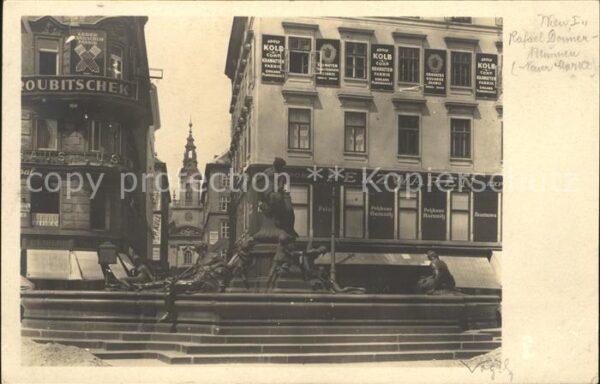Wien Partie am Brunnen