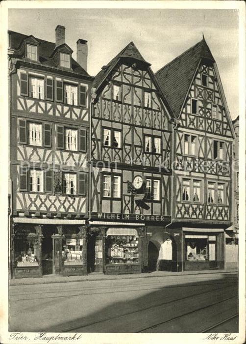 Trier Hauptmarkt Fachwerk