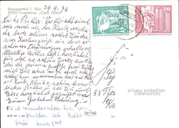 Georgenthal FDGB Ferienheim Clara Zetkin – Bild 2